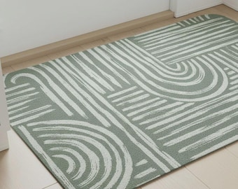 Utility Entrance Mat, Rubber Backed Doormat, Absorbent Doormat, Bath Exit Mat, Bathroom Floor Mat, Washable Doormat, Indoor Entrance Rug
