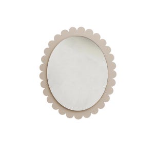 Colorful Acrylic Mirror for Kids, Scalloped Edge Mirror, Oval Wall Mirror for Nursery, Decorative Mirror for Children’s Room, Cute Mirror image 6
