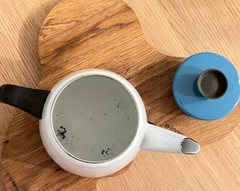 キャサリンホルム コーヒーポット、ブルーロータスエナメルケトル