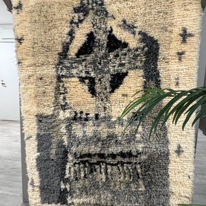 Rya Rug Design Leena-Kaisa Halme, arte de parede vintage escandinava, moderna de meados do século.
