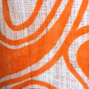 Scandinavian vintage curtains, timeless window decor from Sweden 70s. image 6