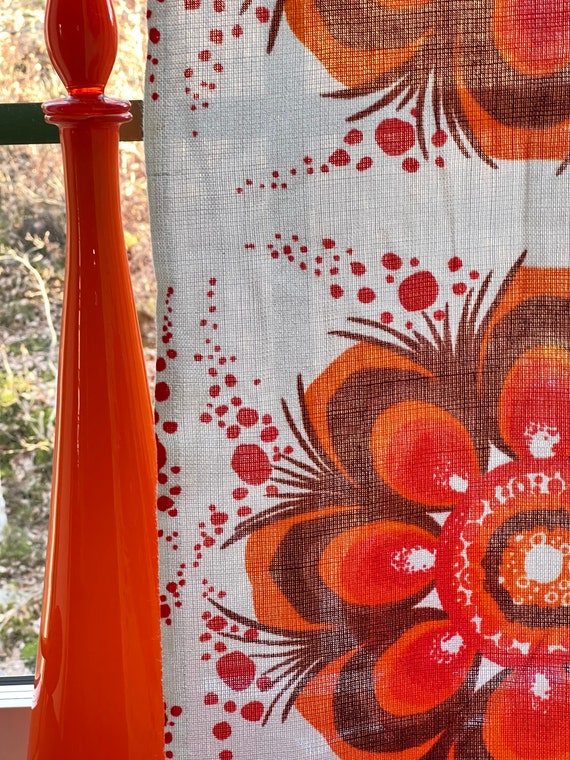 COPPIA di Vintage Floreale ogni tessuto per tende 157Wx130Dcm riproporre/progetto CRAFT 