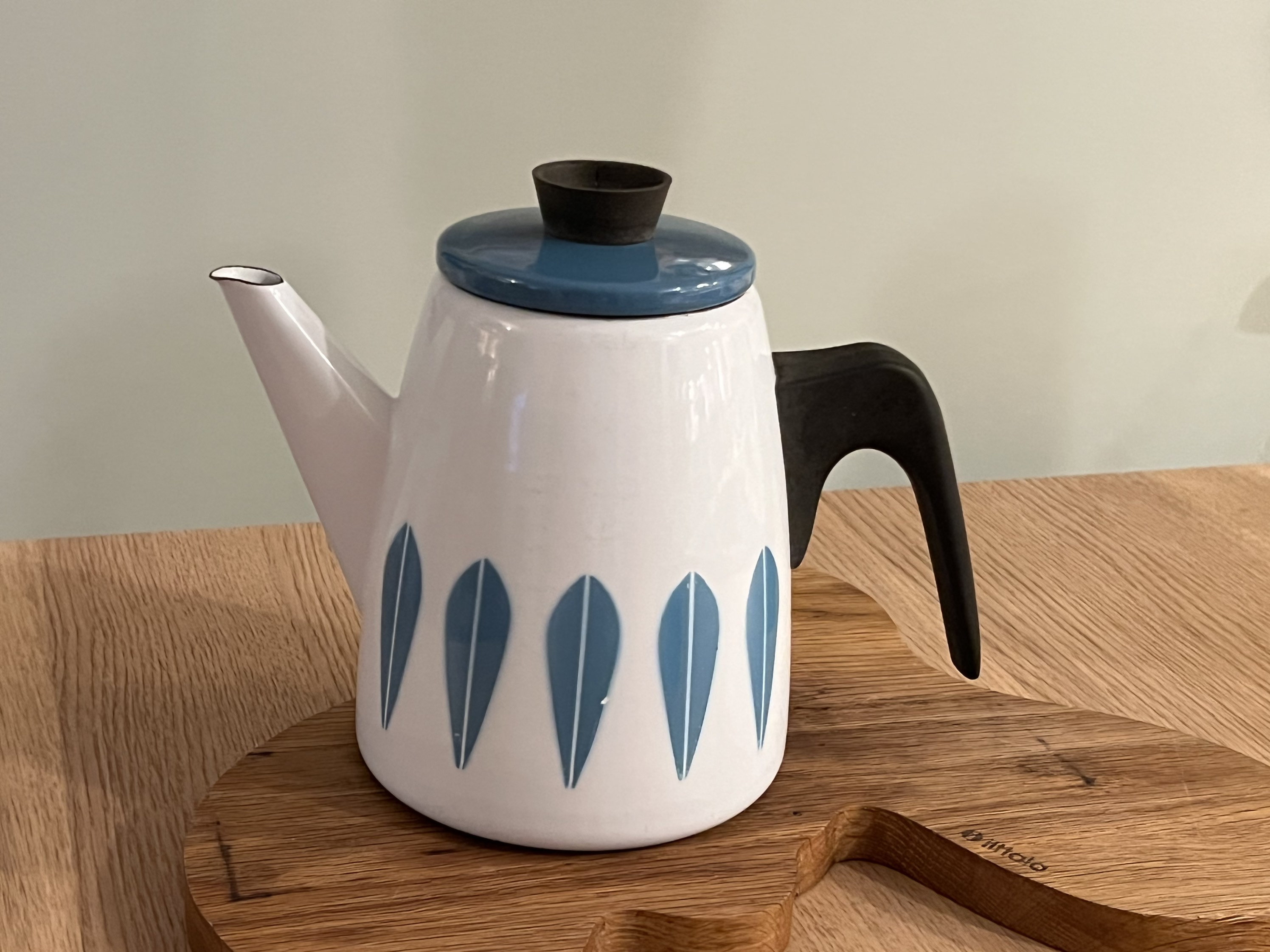 キャサリンホルム　ロータス　コーヒー　ポット キャサリンホルム コーヒーポット、ブルーロータスエナメルケトル