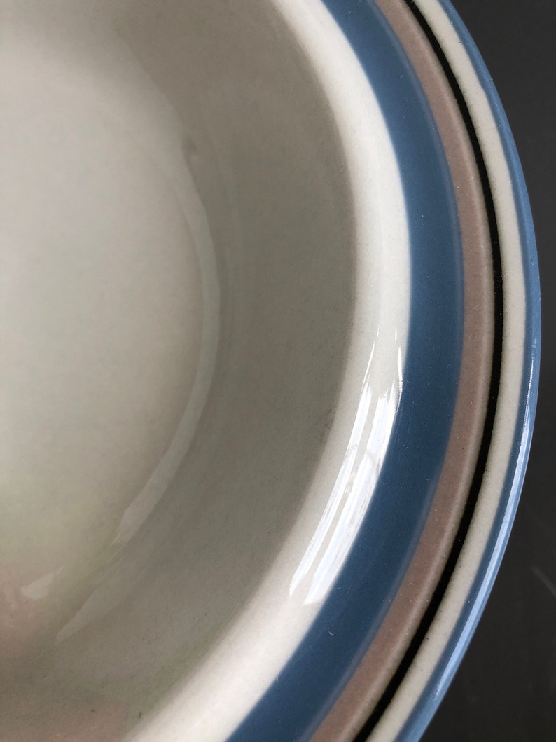 Set of 2 plates. Uhtua soup plate by Inkari Leivo ARABIA\u00a070s Finland Home decor
