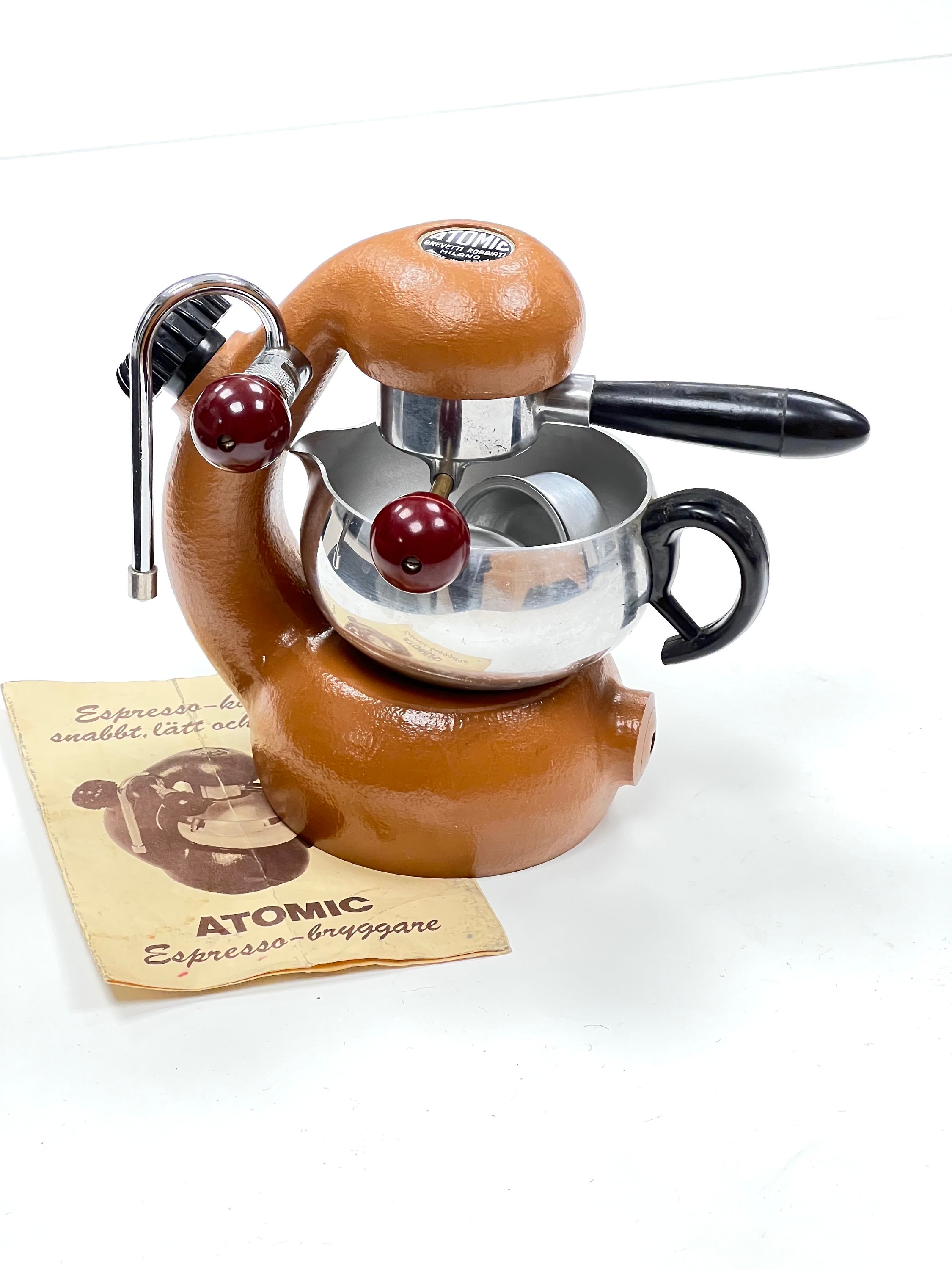Rare Vintage Atomic Coffee Machine , Modell 1970's Robbiati Milan