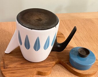 キャサリンホルム コーヒーポット、ブルーロータスエナメル