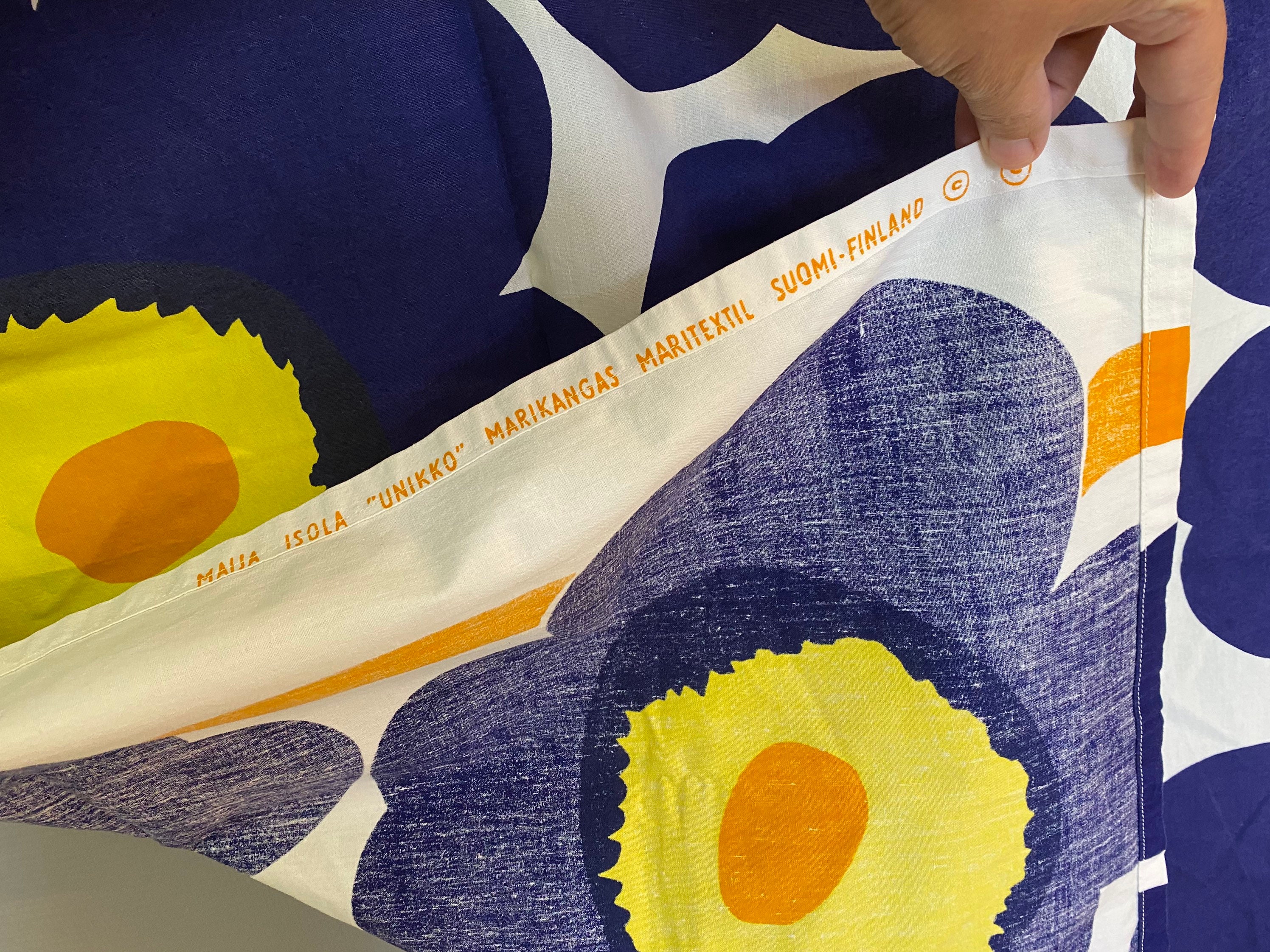 Vintage Marimekko Fabric Unikko, Design Maija Isola for Marikangas 