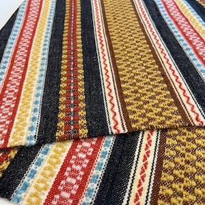 Vintage Swedish Woven Table Runner, Rustic textiles for Nordic Kitchen Decor