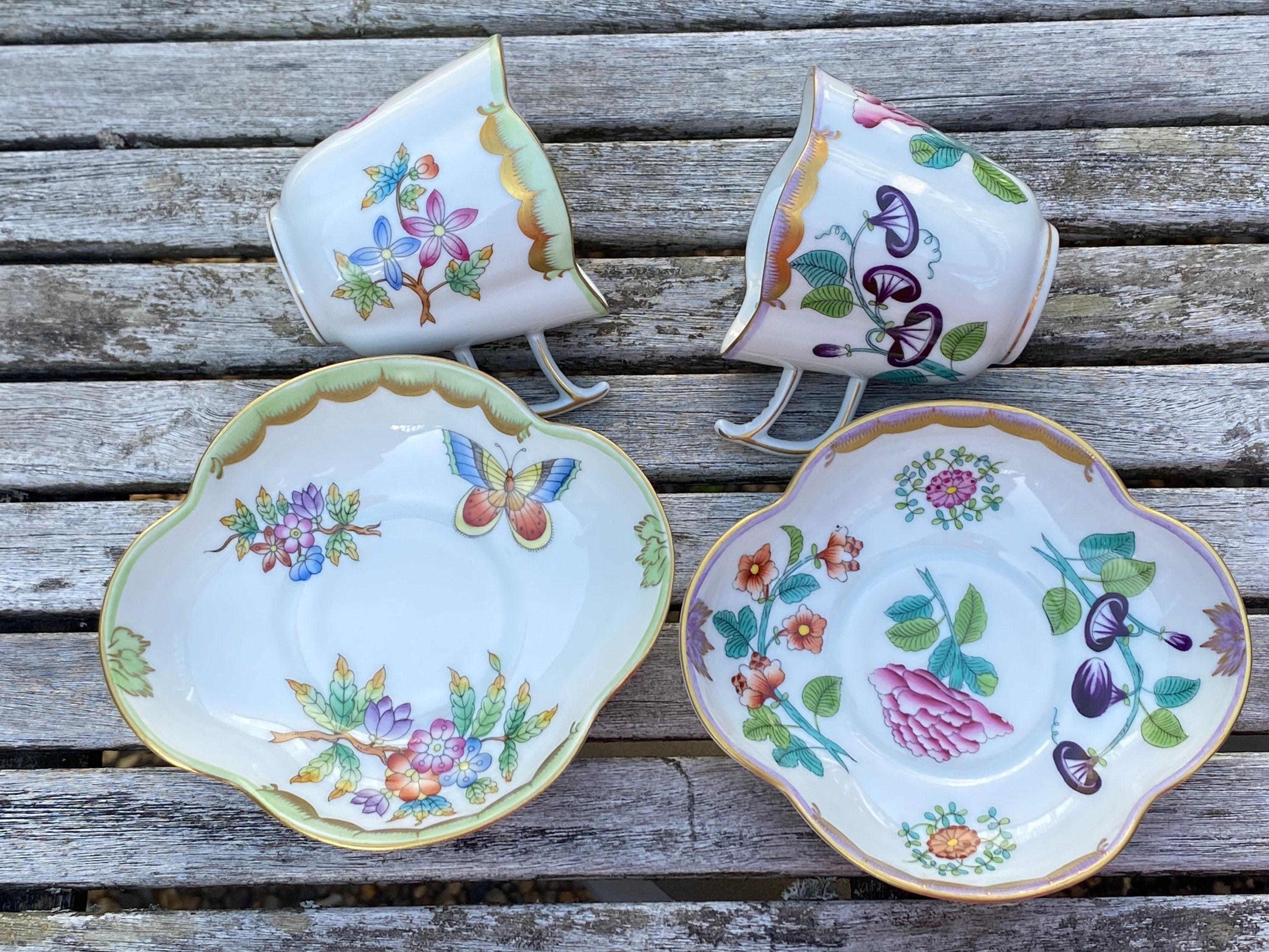 Home & Living Porcelain Vintage Saucer HEREND Porcelain Saucer Vintage ...