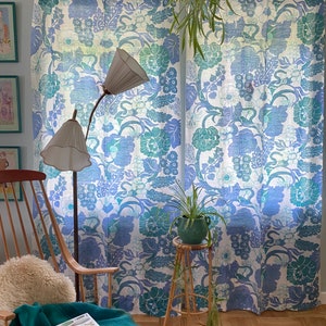 Skandinavische Vintage Gardinen in schwedischen retro | Etsy