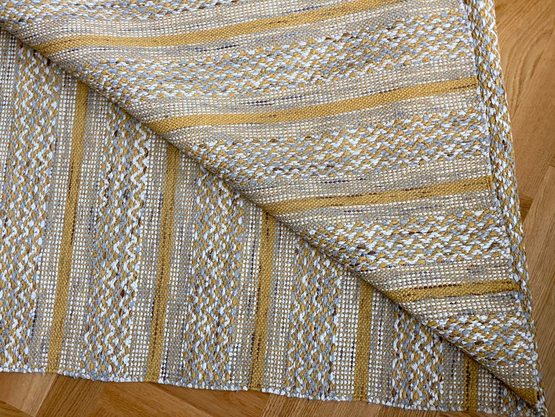 Schwedische Hand gewebt Teppich geometrische Muster in ...