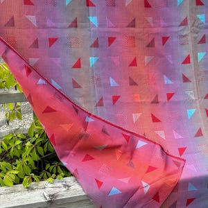 Scandinavian woven fabric geometric pattern, upholstery jacquard fabric.