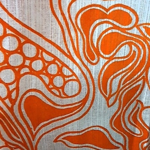 Scandinavian vintage curtains, timeless window decor from Sweden 70s. image 5