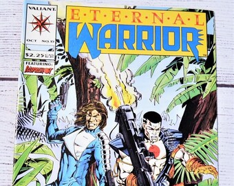 Vintage Eternal Warrior Comic Book October 1993 Volume 1 No 15 Valiant Comics Collectible Comic Book PanchosPorch