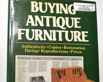 Buying Antique Furniture Book Rachael Feild 1984 Reference Hardcover Vintage Used Book PanchosPorch