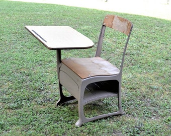 Old School Desk Etsy