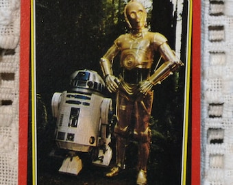 Rare 1977 Vintage Original Star Wars Card C-3PO Golden Rod Error &  Corrected Card - Etsy