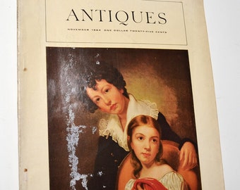 Antiques Magazine November 1964 Issue Furniture Collectibles History Paper Ephemera Vintage 1960s Magazine Publication PanchosPorch