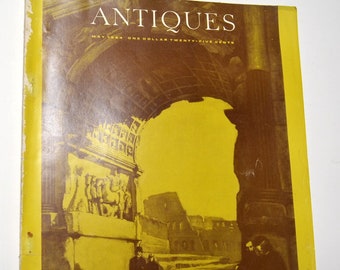 Antiques Magazine May 1964 Issue Furniture Collectibles History Paper Ephemera Vintage 1960s Magazine Publication PanchosPorch