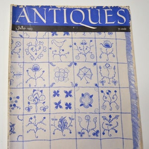 Antiques Magazine June 1953 Issue Furniture Collectibles History Paper Ephemera Vintage Magazine Publication PanchosPorch