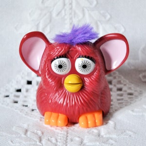 Vintage Furby Toy McDonalds Happy Meal Toy Purple Hair 1998 Kids Collectible Toy PanchosPorch