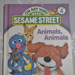Vintage Sesame Street Book: On My Way, Vol. 4, 1989