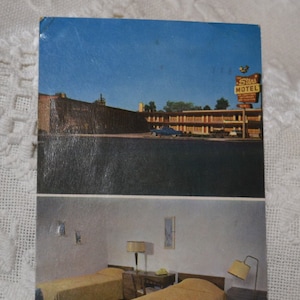 vintage ILLINOIS Carte postale Stars Motel Chicago Americana Road Trip Souvenir Carte postale Souvenirs Tourisme Papier Éphémère PanchosPorch