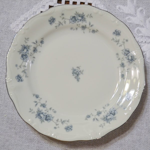 Vintage Haviland Blue Garland Bread Plate Set of 4 Blue Floral Bavaria Johann Haviland Replacement PanchosPorch