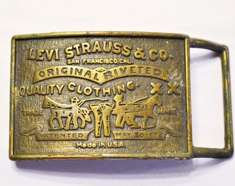 levi strauss belt buckle value