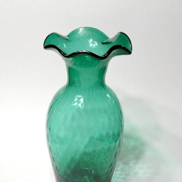 Teal Flower Vase Etsy