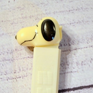 Vintage Snoopy Pez Candy Dispenser Peanuts Gang Charles Schulz Collectible Candy Toy Slovenia PanchosPorch