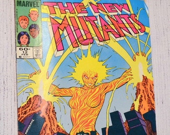 Vintage New Mutants Comic Book 1984 No 12 Super Hero Marvel Comics Collectible Comic Book PanchosPorch