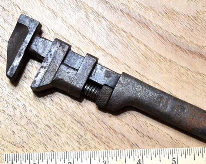 Vintage Bemis Call Monkey Wrench Adjustable 6 Inch Tool B & C Billings