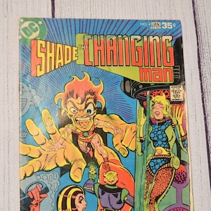 Vintage Shade the Changing Man Comic Book 1977 No 4 DC Comics Collectible Comic Book PanchosPorch image 1