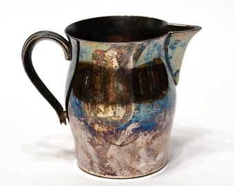 Vintage Silver Plated Creamer: Paul Revere Reproduction, Coffee Bar Decor