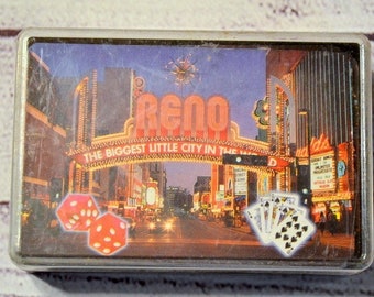 Vintage Reno Playing Cards Standard Deck of Cards Poker Night Cards Games Souvenir Panchosporch
