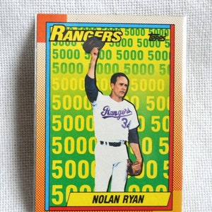 Nolan Ryan Baseball Card: 1990 Topps Texas Rangers MLB Collectible