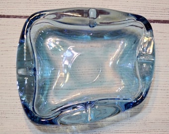 Vintage Arners psychedelic blue swirl ceramic ashtray Vintage Arners psychedelic blue swirl ceramic ashtray