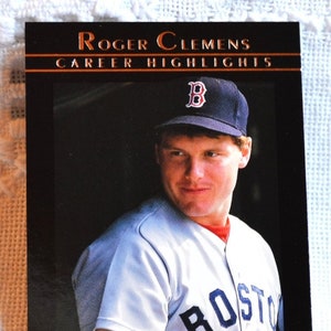 Roger Clemens Baseball Card: 1992 Fleer Career Highlights, Red Sox MLB