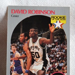 David Robinson Rookie and All Star Game Cards 1990 NBA Hoops Vintage