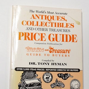 Guía de precios de artículos antiguos de colección, libro usado del año 2000