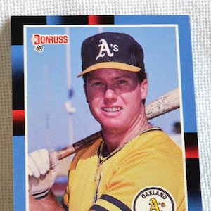 Mark McGwire 1988 Donruss Baseball Card - Oakland Athletics Vintage MLB Memorabilia
