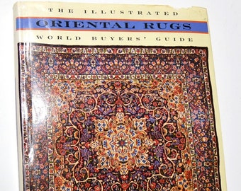 Illustrated Oriental Rug World Buyers Guide Book 1994 Reference Informative Guide Hardcover Vintage Used Book PanchosPorch