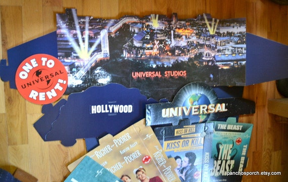 PTP 映画グッズ　コンプセット Vintage Universal Studios Movie Display Cardboard