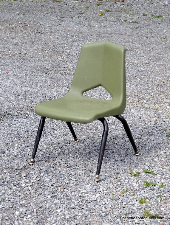 Vintage plastic school chairs hotsell