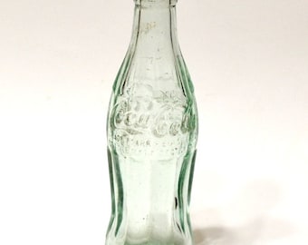 Vintage Coca Cola Bottle Green Glass Hobble Skirt Knoxville Tenn Rusty Bottlecap Vintage Collectible Advertising Panchosporch