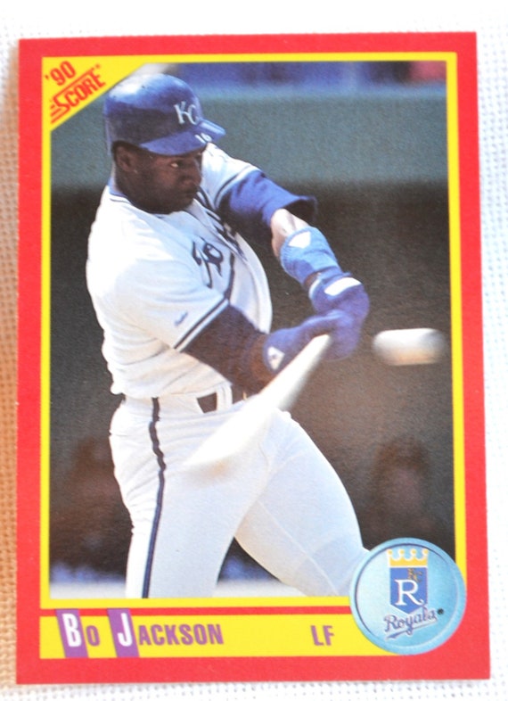 bo jackson rare baseball card 1990 Upper Deck ERROR VERY RARE! #75 Card. Pristine Mint New Age Performers BO JACKSON 1989 Rare ERROR