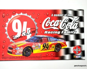 Vintage Bill Elliott #94 Magnet: Coca-Cola Racing, McDonald's NASCAR