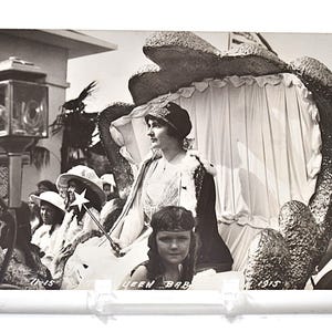 Carte postale vintage ASBURY PARK New Jersey Baby Parade Queen 1915 noir blanc photo souvenir carte postale souvenirs papier éphémères PanchosPorch