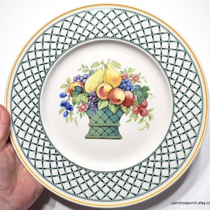Villeroy & Boch フルーツバスケット プレート 5枚セット Amazon.com | Villeroy & Boch Basket Garden Dinner Plate